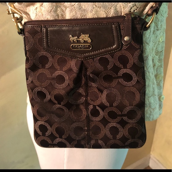 Authentic Brown Coach Madison bag - Picture 3 of 7